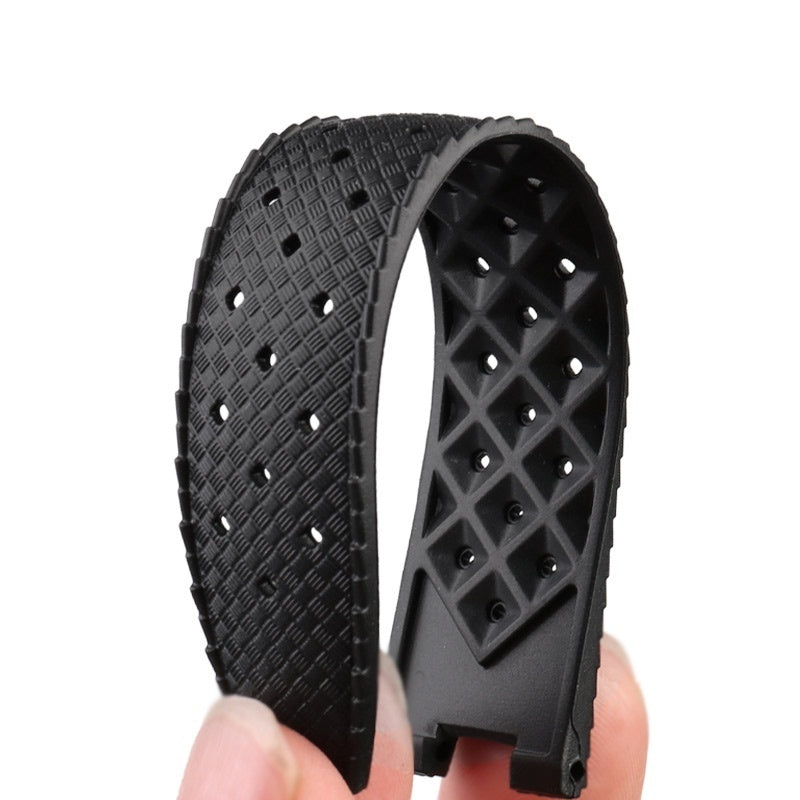 Rubber Watch Strap Notch Silicone Watch Strap Accessories