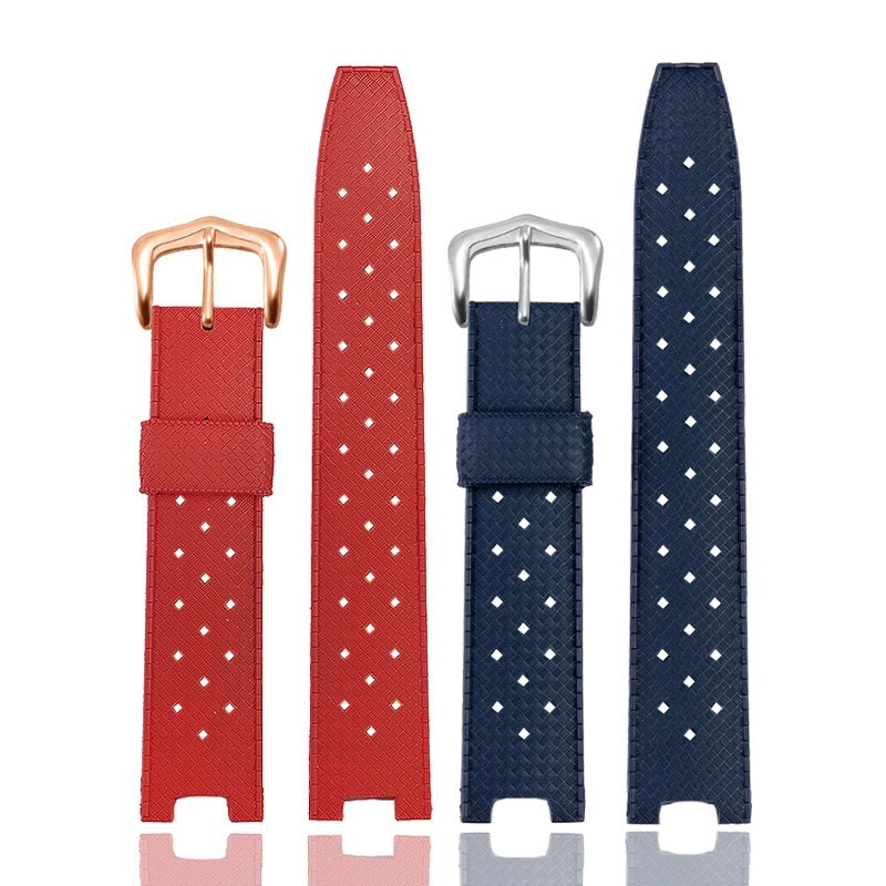 Rubber Watch Strap Notch Silicone Watch Strap Accessories